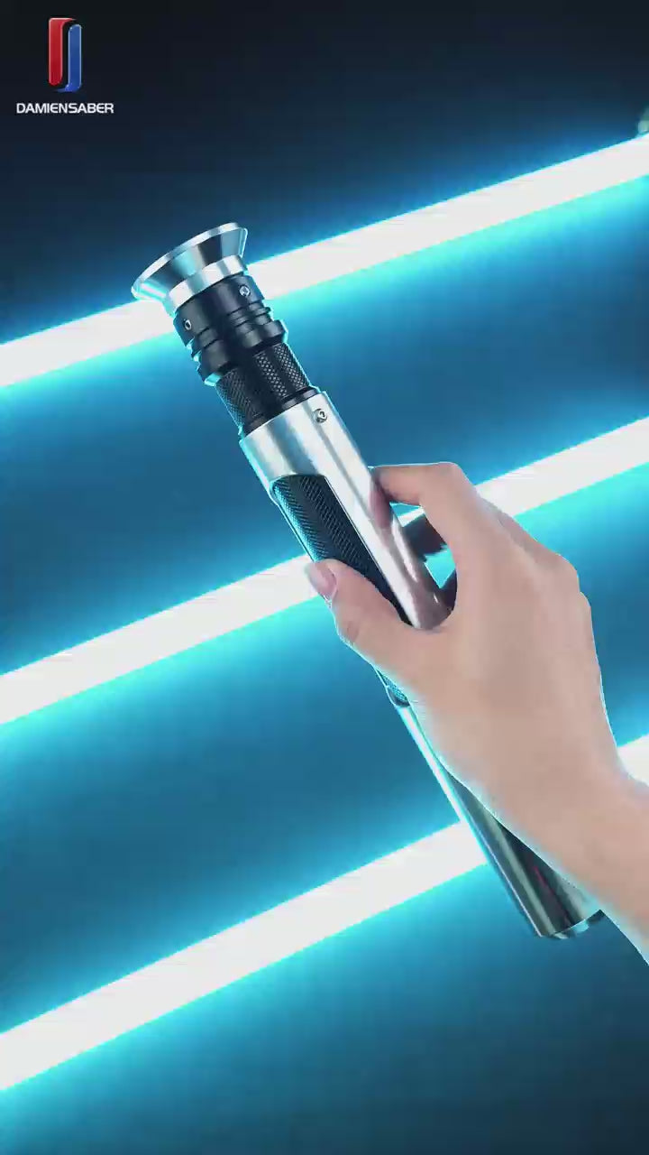 DamienSaber Lightsaber Custom XRGB3.0 XENO3.0 Silver Saber Hilt 28.2CM