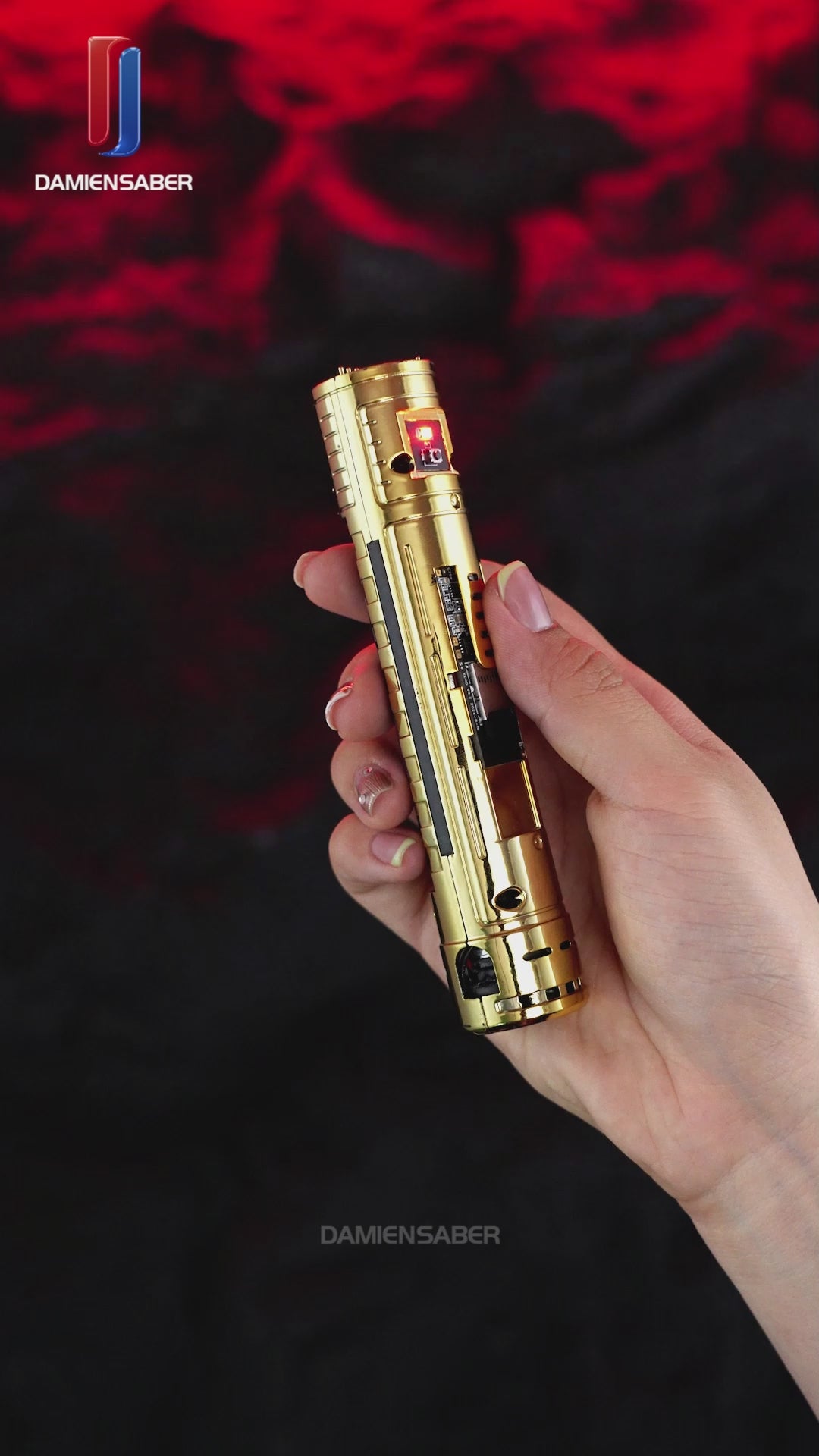 DamienSaber Lightsaber Weathered Darth Nihilus Lightsaber — The Lord of Hunger Saber Hilt 31.5CM
