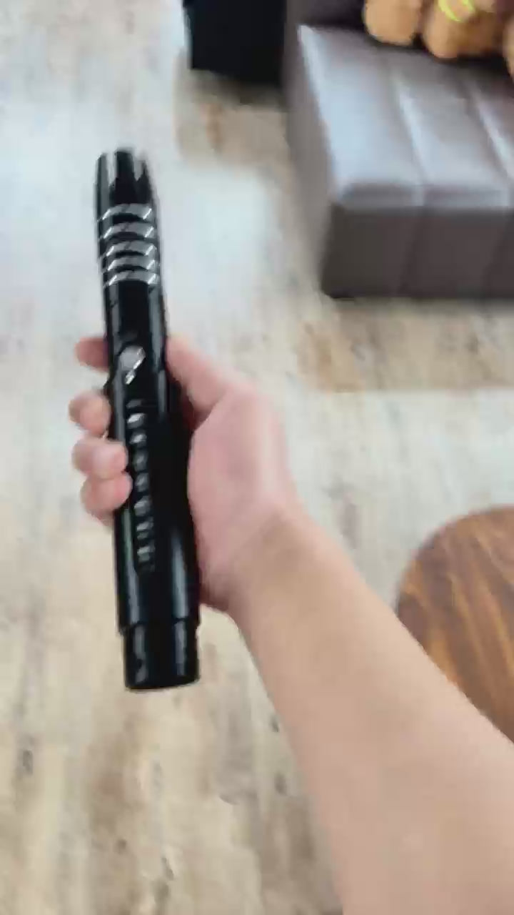 DamienSaber Lightsaber Dual Tone Light Saber Infinite Color Chaging with 34 Sound Fonts Hilt 28.8CM