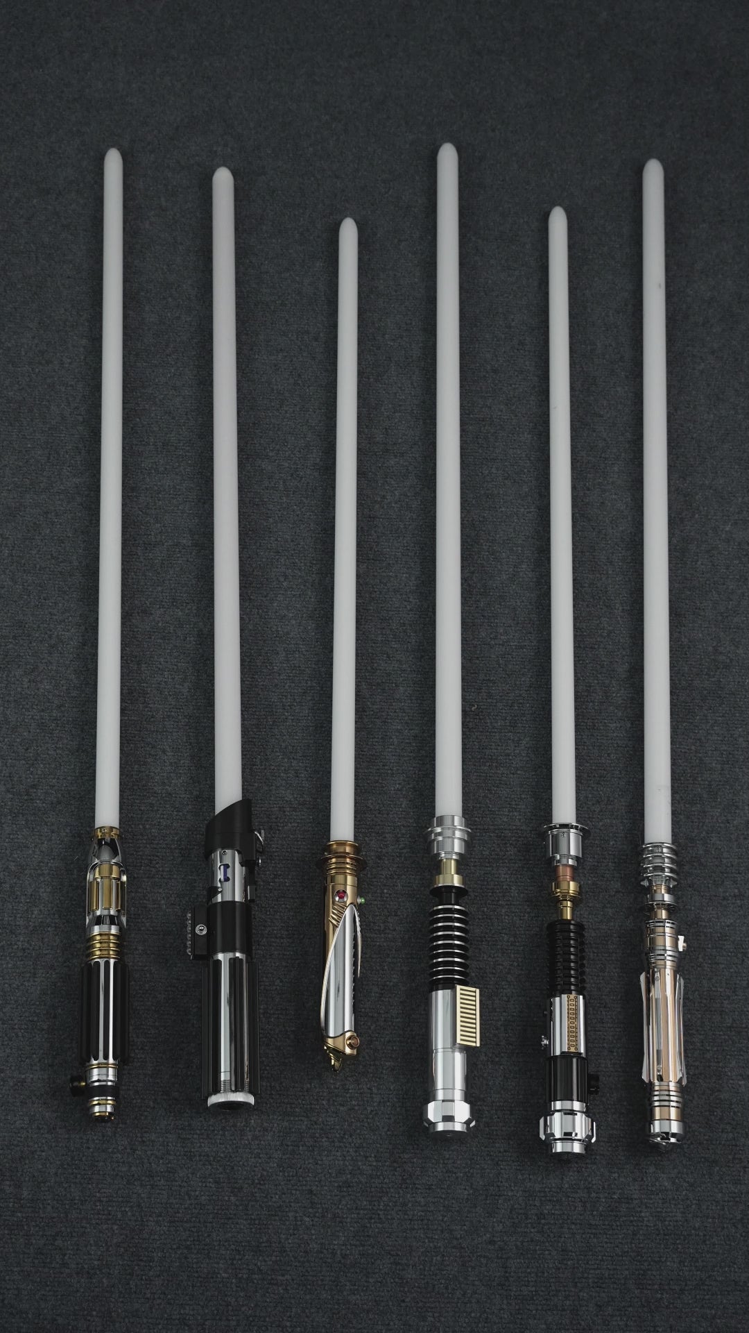 DamienSaber Lightsaber DV Lightsaber EP5 Dark Series Saber Pogo Core Hilt 29CM