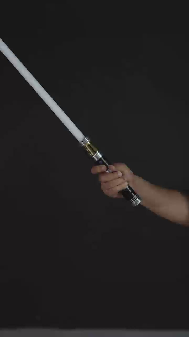DamienSaber Lightsaber Padawan Saber XRGB3.0 XENO3.0 Proffie2.2 Short Light Saber 7/8 Inch Blade Metal Hilt 23.8CM