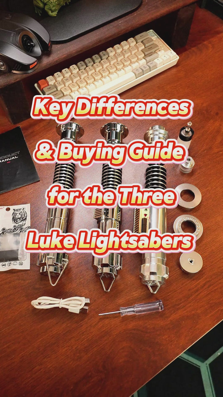 DamienSaber Luke Skywalker Green Lightsaber Replica Jedi Best Gift