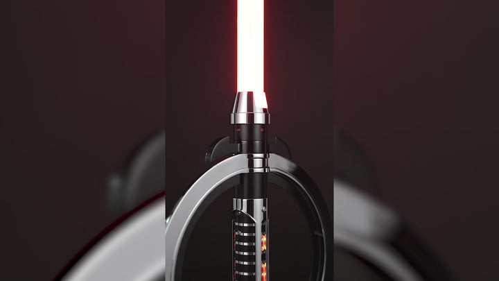 DamienSaber Lightsaber Grand Inquisitor Lightsaber Baselit Xenopixel Lightsaber with 2 Blades Hilt 33.5CM
