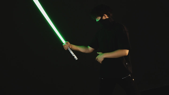 DamienSaber Lightsaber Ani AOTC Light Saber Bluetooth Connectable 3.0 Versions Pogo Core Hilt 27.8CM