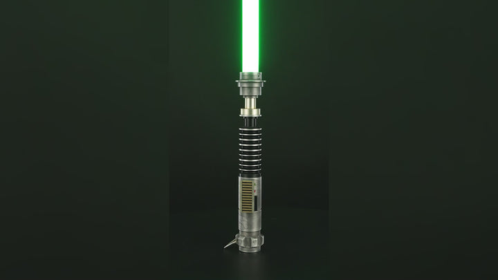 DamienSaber Lightsaber Weathered LSW Green Light Saber V5 EP6 FX Force Xenopixel 3.0 Saber Hilt 27.6CM